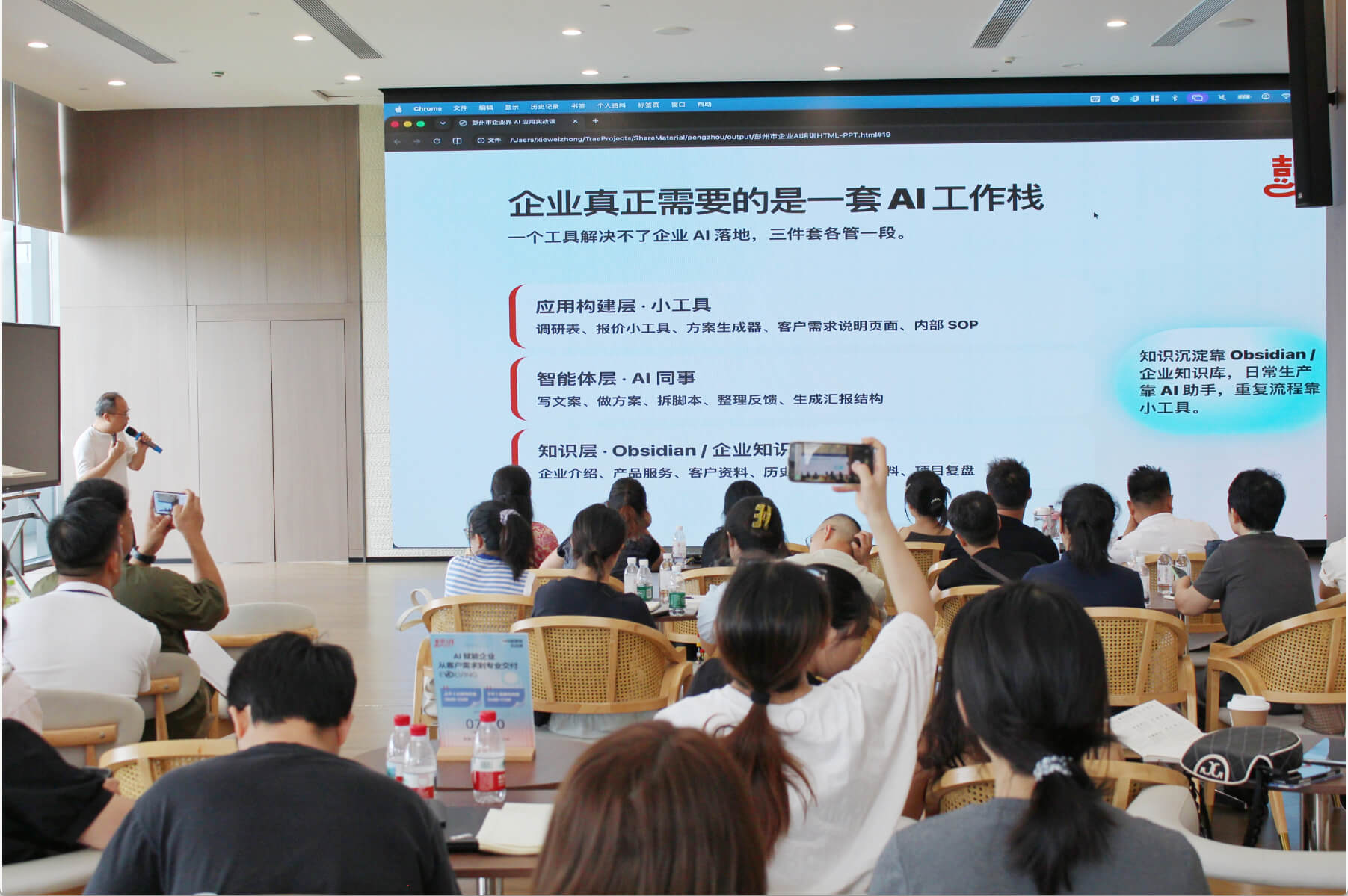 行业工作坊讲师授课